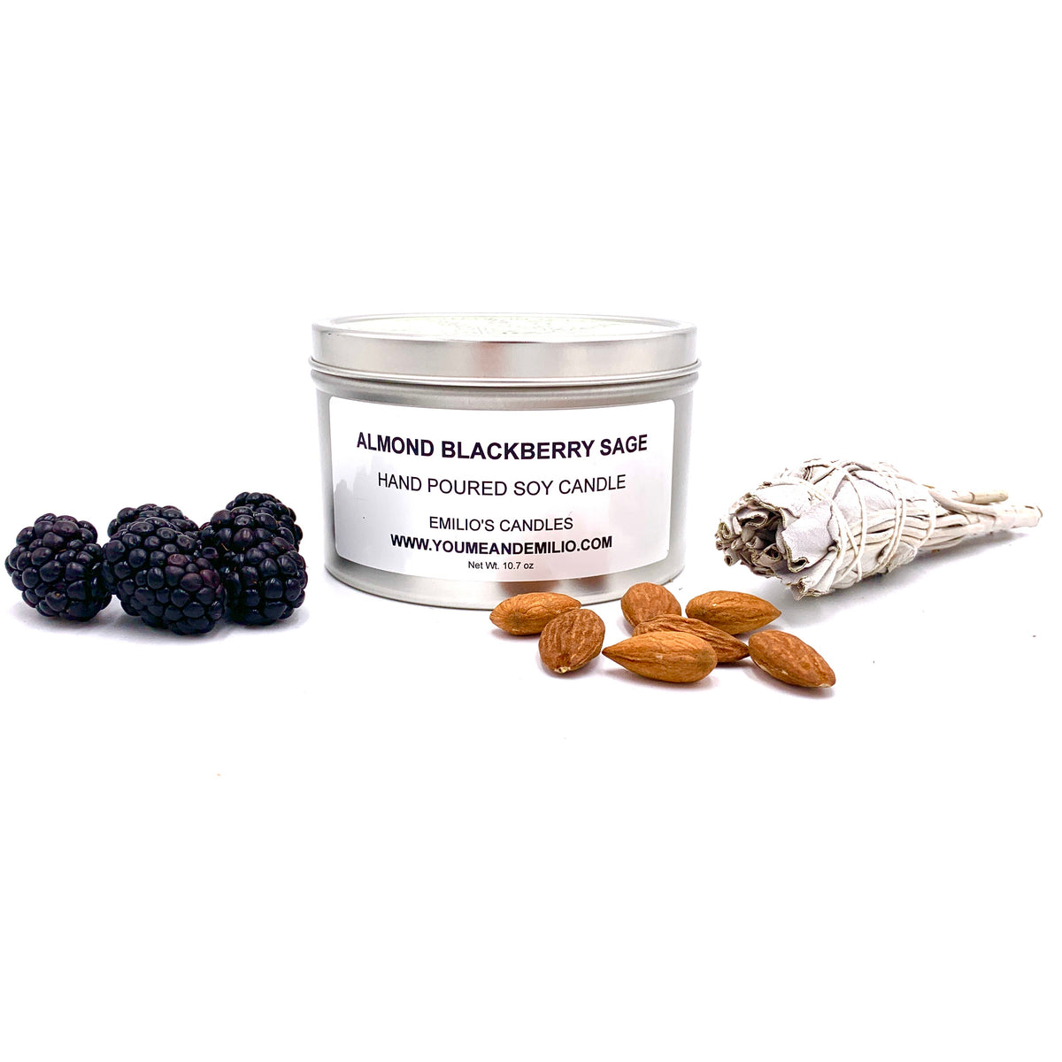 Blackberry & Frankincense - 8oz Soy Candle