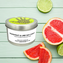 Grapefruit and Lime Soy Candle | Perfect Citrusy Scent | Best Summer Candle | Similar to Yankee Candles and Bath & Body Works 