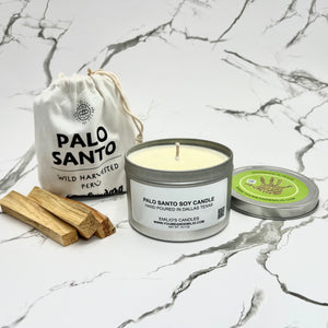 Palo Santo Soy Candle best seller scent 