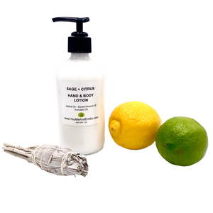 Sage & Citrus Hand And Body Lotion | All natural | Jojoba Oil | Sweet Almond Oil | Avocado Oil | Nourish Yourself | Love your body 