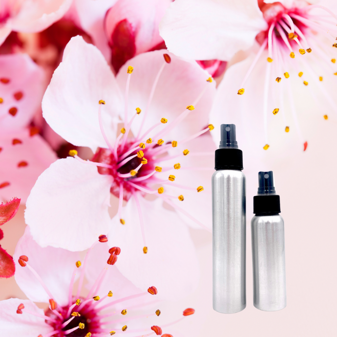 Cherry Blossom Room Mist – A premium, long-lasting home fragrance spray infused with the fresh scent of cherry blossoms and red cherries. Hand-poured in Dallas, Texas, this elegant mist eliminates odors and refreshes any space.