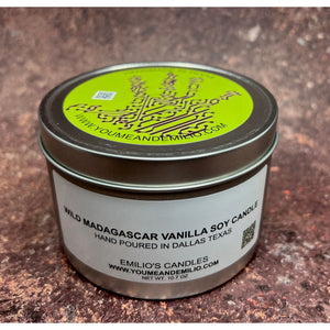 Wild Madagascar Vanilla Soy Candle | Luxury Scent | Scented Candles | Hand Poured | Handmade | Best Smelling Scent 