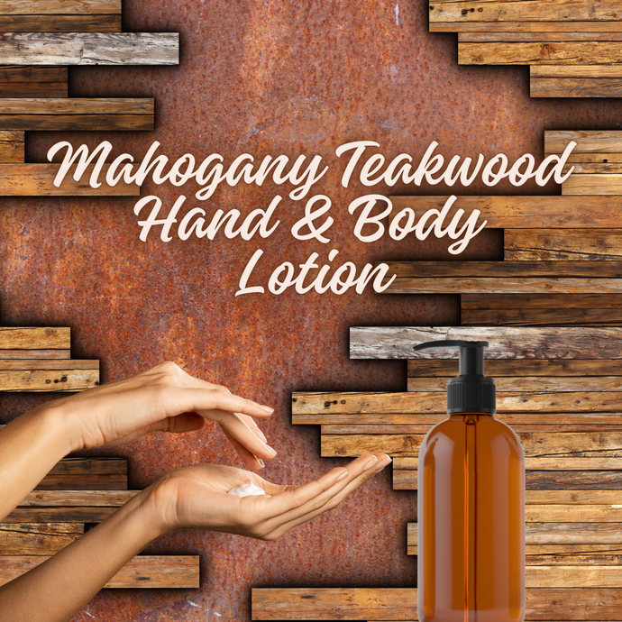 Mahogany Teakwood Hand & Body Lotion – Luxurious Hydration with a Captivating Scent