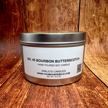 Celebrate sophistication with the 45 Bourbon Butterscotch Soy Candle. Rich butterscotch, bourbon whiskey, and vanilla create a luxurious scent. Long-lasting, clean-burning, and eco-friendly. Upgrade with the YOU ME & EMILIO Premium Subscription for exclusive perks! Created in honored of the 45th president of the United States of America, Donald John Trump.