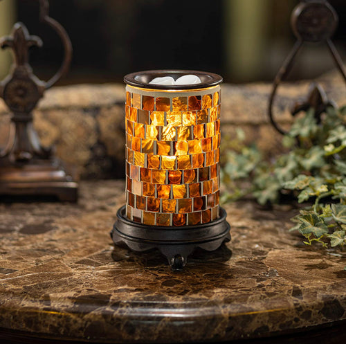 Amber Mosaic Soy Wax Warmer